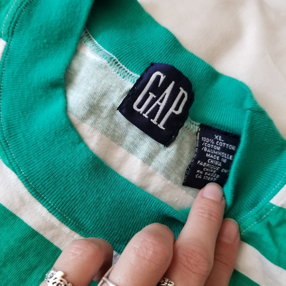 Gap Preppy Striped T-shirt Dress - Picture 2 of 3